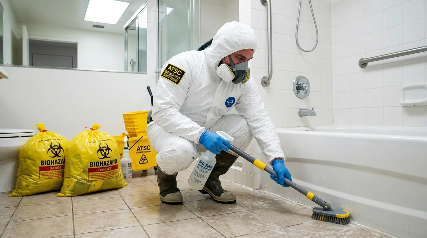 Decontamination equipment deployed for Blood Cleanup in Lakehills